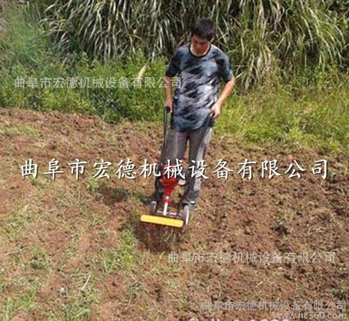 直销小型汽油松土机 手扶式微耕机 汽油松土除草机