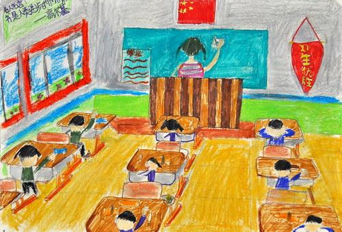 我爱我的班集体/少儿绘画作品/儿童画/网络美术馆
