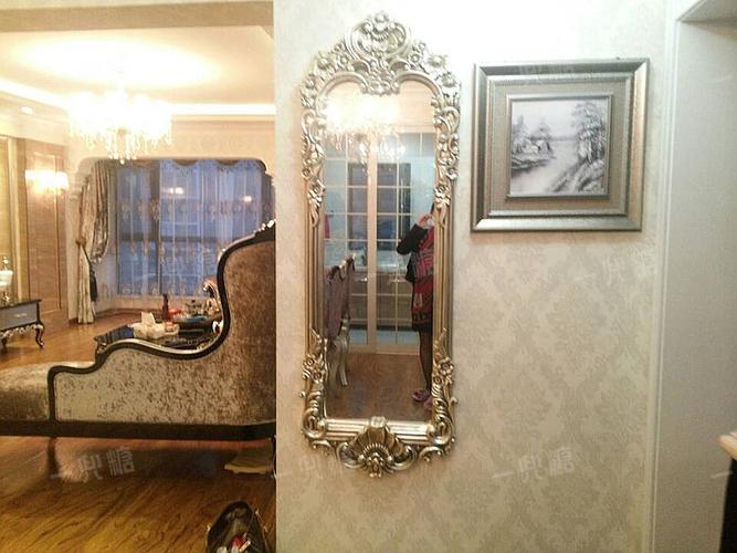 定制    欧式装饰穿衣镜pu镜壁挂墙面装修镜框 浴室镜 卫浴镜子理发店