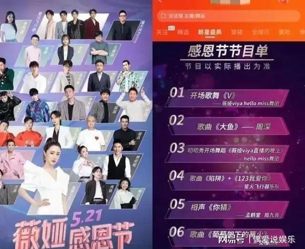 百亿身价网红薇娅开晚会半个娱乐圈来齐连韩红也给她助阵