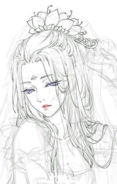 素描.手绘.古风.美得不解释～作为一名画渣,墨墨表示还是看看就好