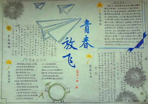 关注青春期身心健康手抄报 关注安全手抄报