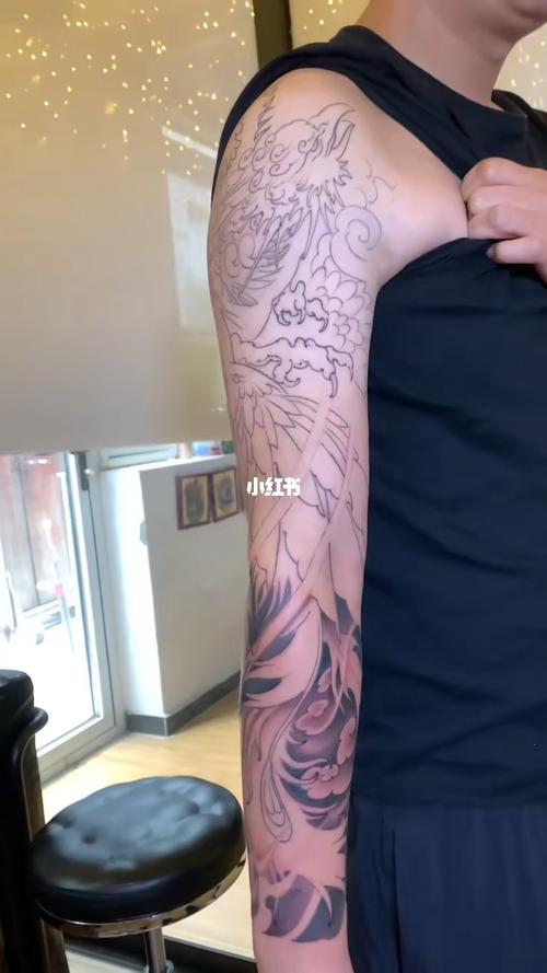北京秦tattoo作品花臂凤凰_花臂_tattoo怎么样_纹身_北京纹身_美妆