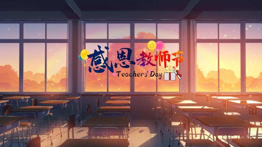 教师节创意唯美图片桌面壁纸 (1/8)