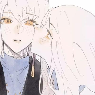 高清好看的无水印超甜情侣动漫头像图片