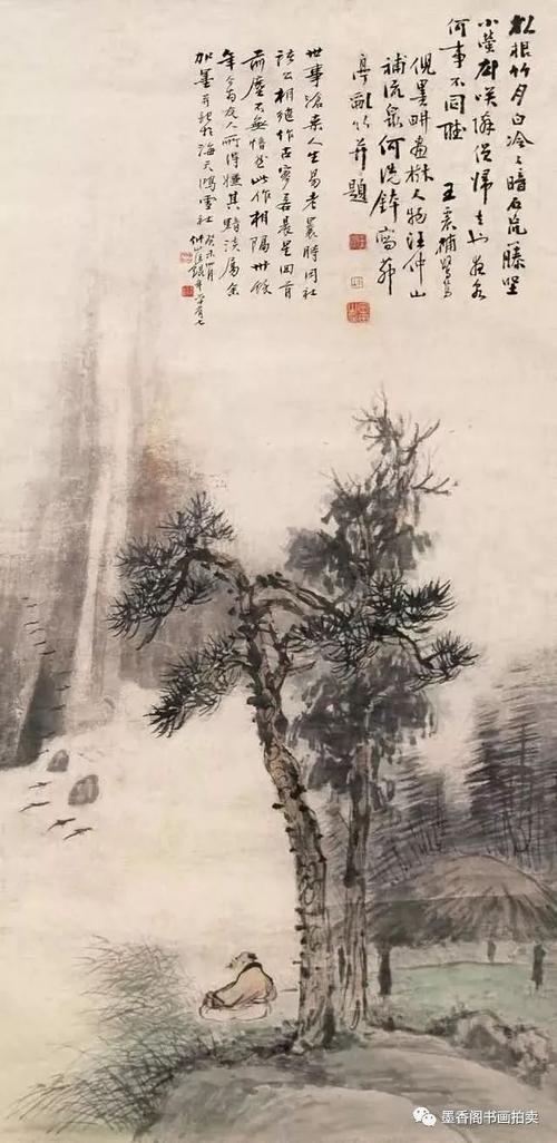 晚清画家|倪田花鸟,人物,山水画合辑(130幅)