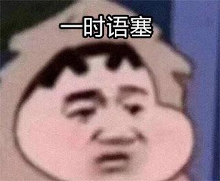 一时语塞,顿时语塞-皮蛋表情包
