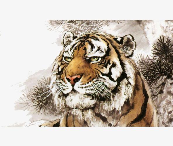 关键词 : 老虎,国画,水墨画,中国风,水墨虎