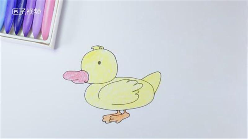 鸭子简笔画