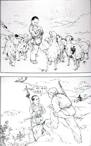 关于鸡毛信海娃的手抄报 手抄报简单又漂亮