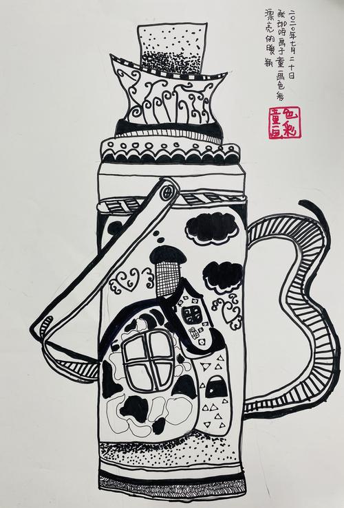 作品名称《热水壶》