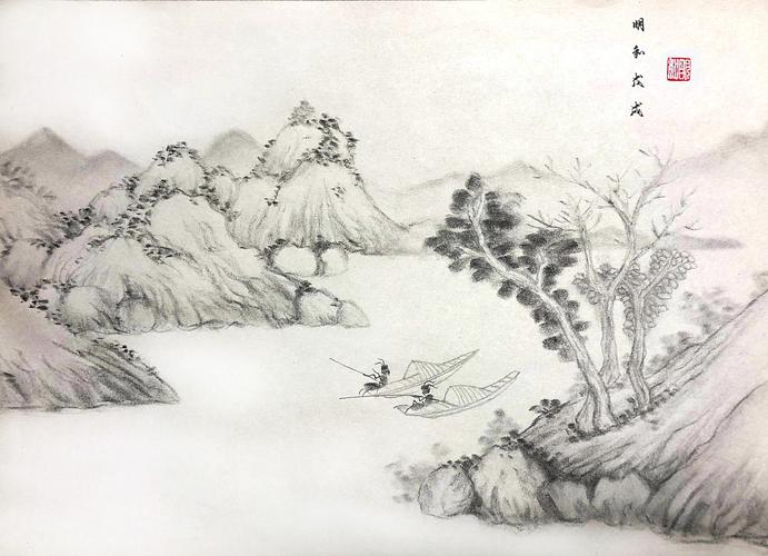 中国铅笔画