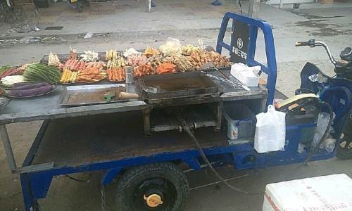 油炸烧烤三轮车