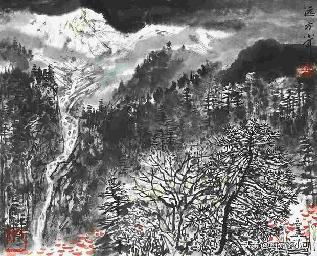 李可染与儿子李庚李小可作品欣赏