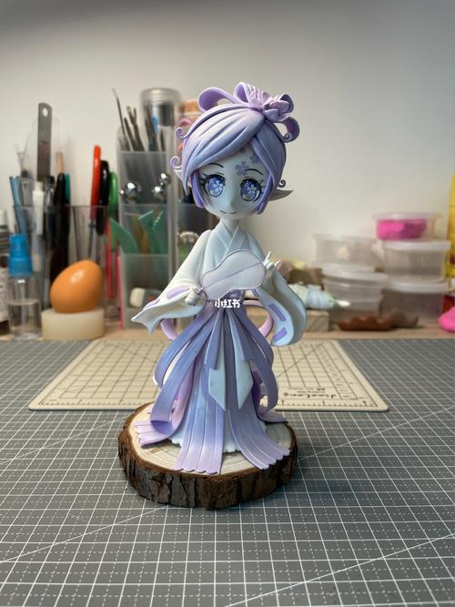 【超轻粘土】古装小仙女 紫阳_粘土_古装_兴趣爱好