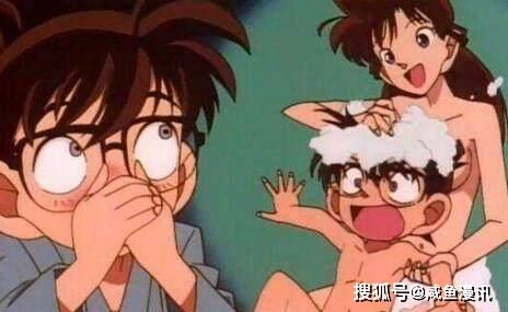 原创名侦探柯南中5个成人化场景,第1个柯南笑了,最后一个容易被删减