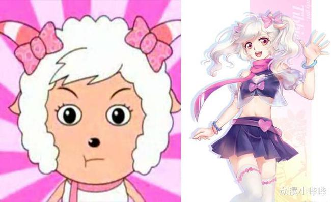 喜羊羊"成熟风"拟人,冰冰羊化身小护士,红太狼御姐身材太养眼