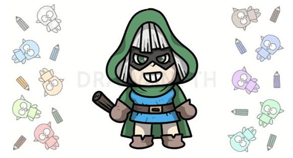 《皇室战争》简笔画教程