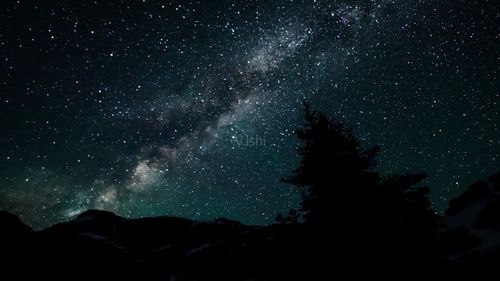 星夜星空流星雨_1280x720_高清视频素材下载(编号:)