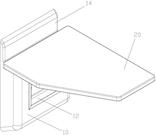 cn102697284b_一种浴室多功能折叠桌有效