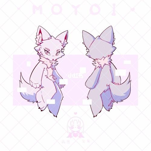 兽设模板Ⅰ双视图_绘画_logo_兽设模板_兴趣爱好_绘画