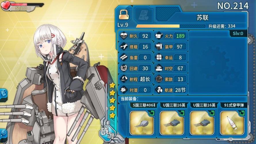 战舰少女r苏联怎么样苏联立绘图鉴