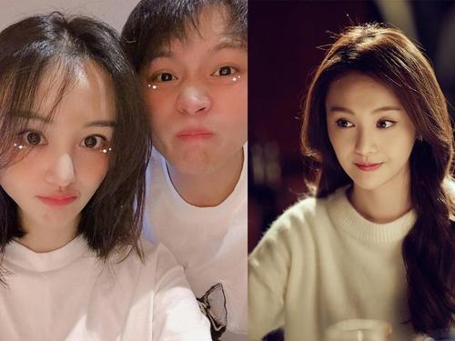 郑爽深夜撒狗粮,和新男友张恒已同居太般配,好看的妹子没空窗期