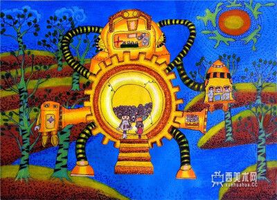 科幻画未来的机器 - 堆糖,美图壁纸兴趣社区