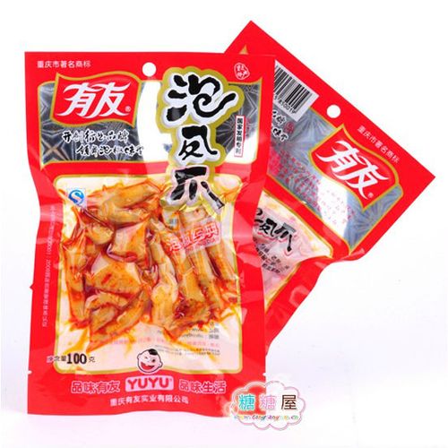 有友红油泡椒凤爪100g