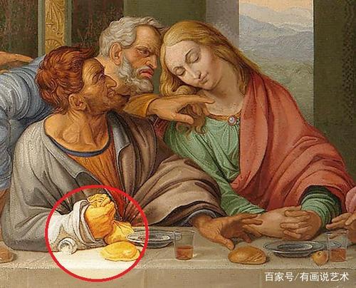 为何达芬奇如此有名?放大20倍,《最后的晚餐》有人持刀而起!