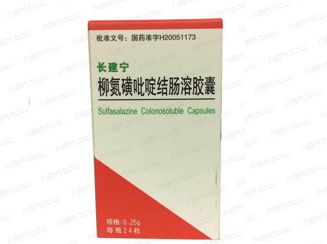 【长建宁】 柳氮磺吡啶结肠溶胶囊 (24粒装