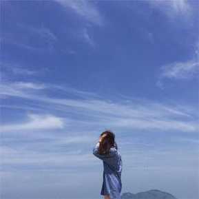 好看侧面头像图片女生
