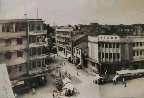 广西博白县旧照片,工农兵饭店,农机学校,商业大楼