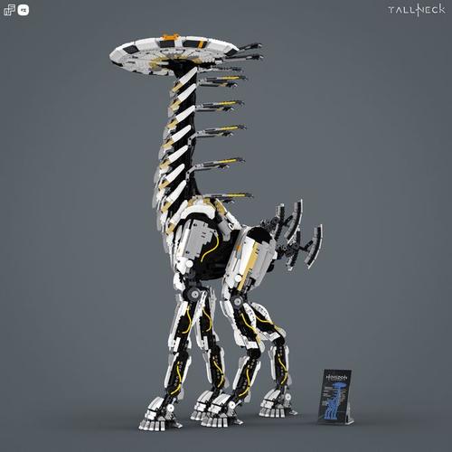 此前曾为我们带来过乐高版"thunderjaw(雷霆牙/闪电颚