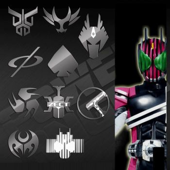 假面骑士01logo,假面骑士02logo 假面骑士贴纸logo金属exaid空我build saber周边rkf时王01零一shf