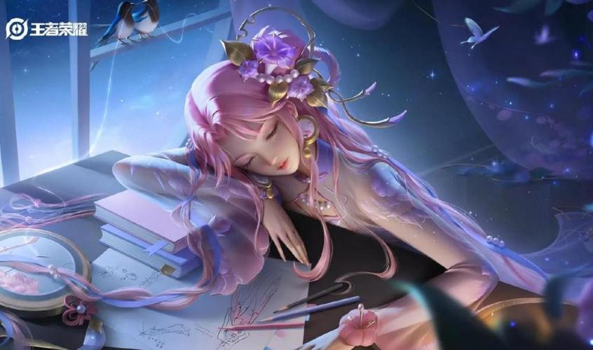 王者荣耀2021七夕节皮肤外观展示,王昭君乞巧织情皮肤