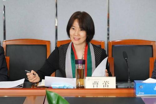 集团党委副书记,董事曹蕾介绍机构改革和全员聘任工作▲集团党委