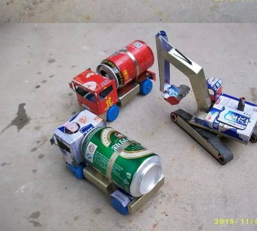 喝过的饮料罐不要乱扔了,非常棒的家长亲子废旧材料手工制作
