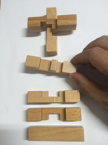 6根鲁班锁的顺序解锁总第3种