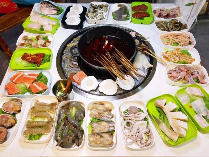 8元抢吾悦广场海马到家海鲜单人自助涮烤~海鲜烧烤 火锅 60余种海鲜