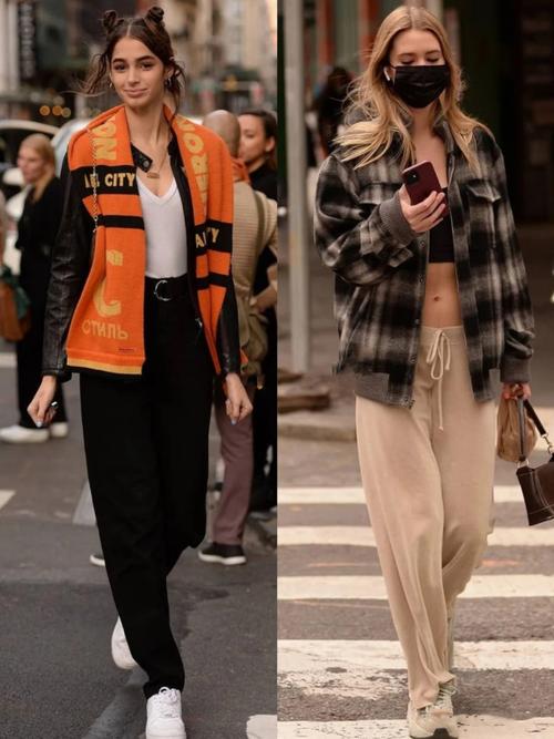 白色的背心简单大方,身材不好的姐妹要谨慎选择,搭配上高腰的牛仔裤