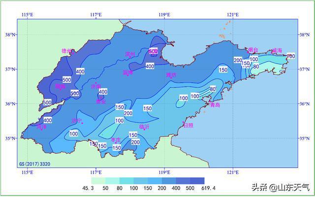 山东天气预报大范围降雨再次上线局部有暴雨降温大风接踵而至请注意