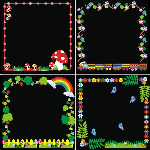 教室布置班级文化布置黑板报装饰墙贴教室幼儿园小学文化墙贴边框