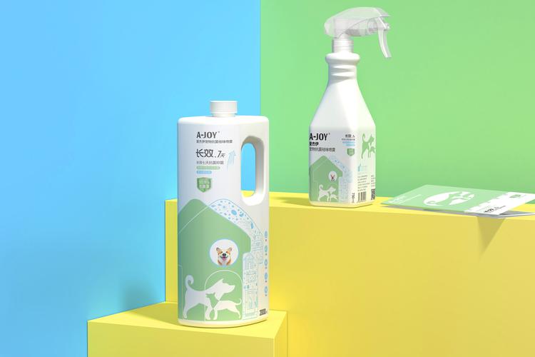 宠物抗菌消毒液喷雾包装设计-宠物药品系列包装设计-西安包装设计
