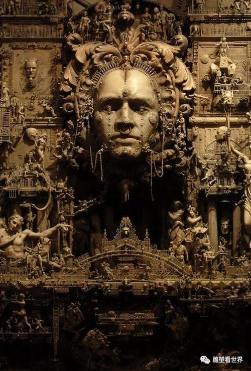 巴洛克式的死亡艺术,压抑!优美!——kris kuksi朋克精致雕塑艺术作品