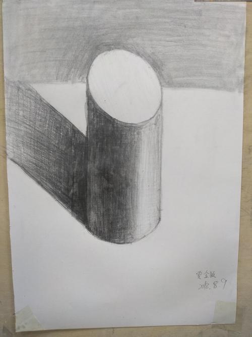 斜切面圆柱体