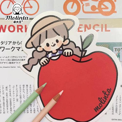 购客阿卓苹果女孩卓大王molinta明信片异形明信片可爱人物易购客