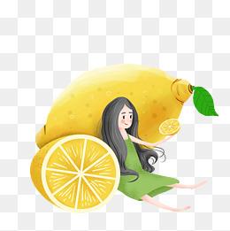 拿柠檬的女生头像图片唯美图片大全