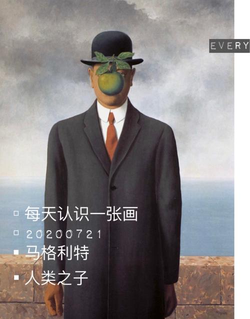 每天认识一张画「人类之子」_礼帽_绘画_油画_艺术_知识_艺术