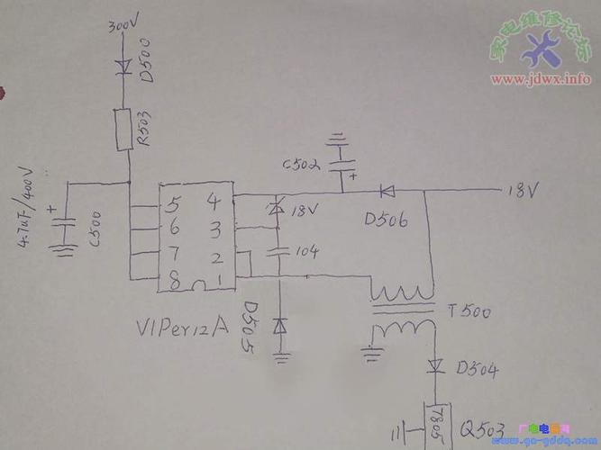电磁炉电源芯片ob2226ap用viper12a代换技巧